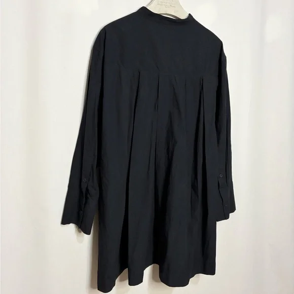 COS Collarless Mini Shirt Dress - Picture 6 of 9